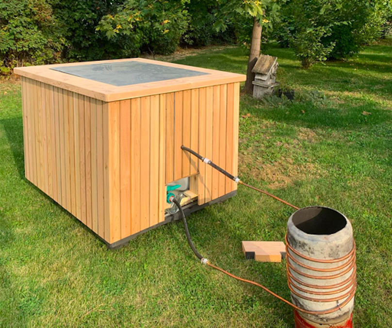 Out of boredom was born the Okanagan barrel sauna | iNhome Out of boredom was born the Okanagan barrel sauna | iNhome