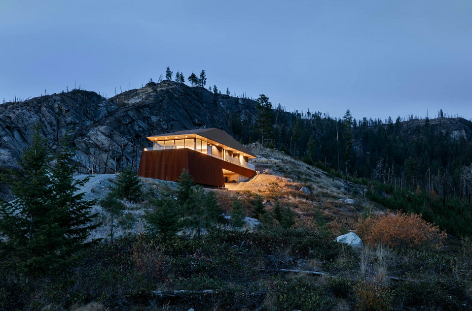 iN PHOTOS: Burnt wood, rusting steel create unique fire-resistant home in South Okanagan | iNhome iN PHOTOS: Burnt wood, rusting steel create unique fire-resistant home in South Okanagan | iNhome
