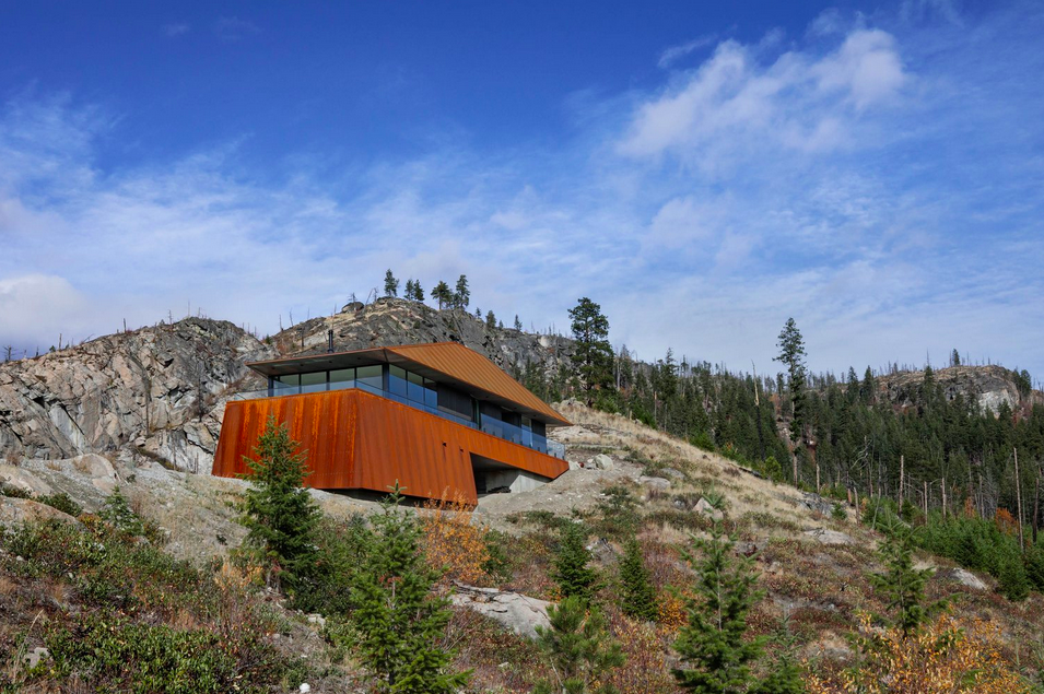 iN PHOTOS: Burnt wood, rusting steel create unique fire-resistant home in South Okanagan | iNhome iN PHOTOS: Burnt wood, rusting steel create unique fire-resistant home in South Okanagan | iNhome