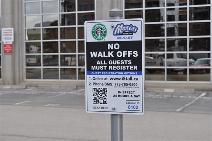 Vehicle registration is introduced at downtown Kelowna Starbucks to avoid free parking abuse | iNwheels