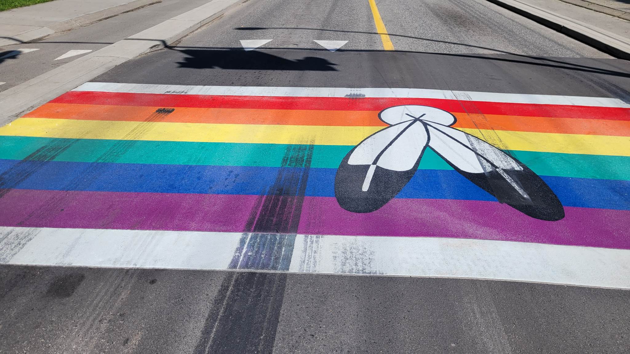 Opening ceremony for inclusive Penticton crosswalk marred by vandalism | iNwheels Opening ceremony for inclusive Penticton crosswalk marred by vandalism | iNwheels
