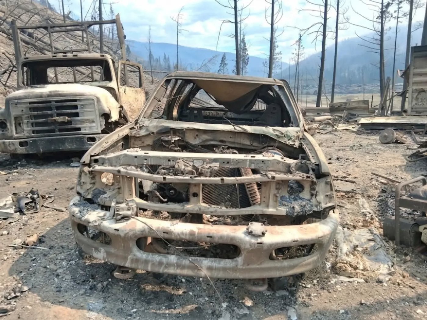 'Everything is gone' in images showing wildfire damage outside Clinton, B.C. | iNwheels 'Everything is gone' in images showing wildfire damage outside Clinton, B.C. | iNwheels