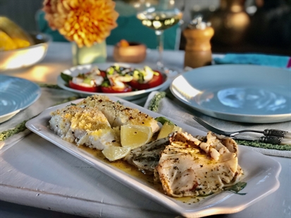 RECIPE: Summer porch menu featuring halibut and squid | iNwine