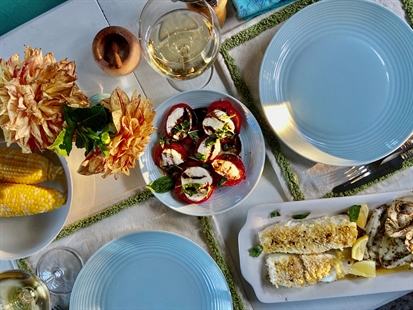 RECIPE: Summer porch menu featuring halibut and squid | iNwine