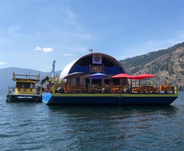 You’ll have to wait to check out Okanagan Lake’s first and only floating restaurant | iNwine
