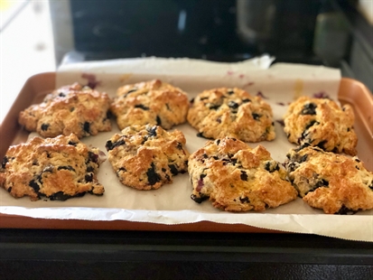 This delicious BC blueberry scone recipe is quick enough to be ready for breakfast | iNwine