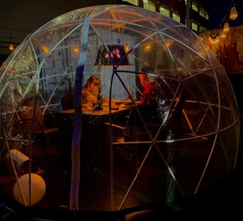 Okanagan restaurants taking social distancing bubbles to next level | iNwine