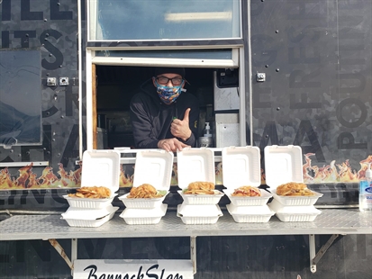 Indigenous taco truck owner provides Westside Road community with wildfire updates in lieu of food while evacuated | iNwine
