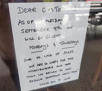 Some Kamloops, Okanagan businesses temporarily closing, adjusting hours due to staff shortages | iNwine Some Kamloops, Okanagan businesses temporarily closing, adjusting hours due to staff shortages | iNwine
