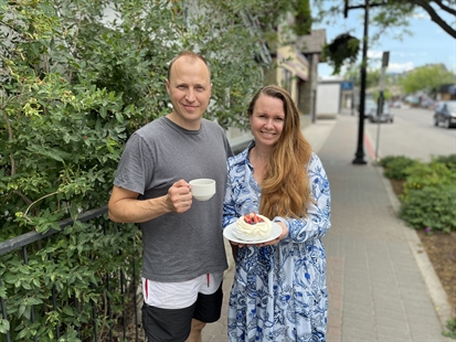 Ukrainian refugees find new lives as coffee shop owners in Summerland | iNwine