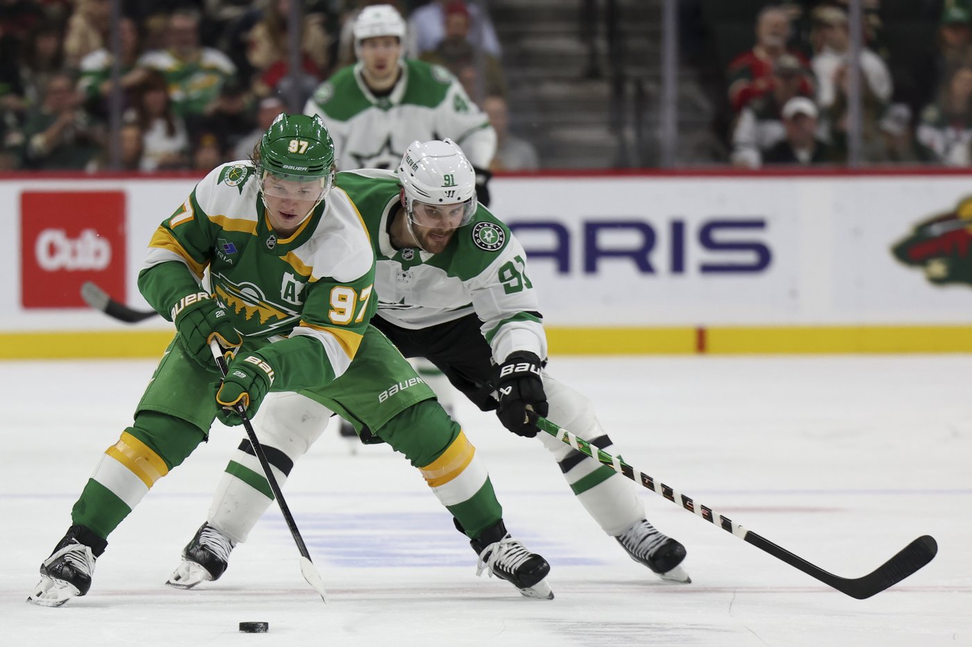Marchment nets a pair of goals as Stars beat Wild 2-1 | iNFOnews.ca Marchment nets a pair of goals as Stars beat Wild 2-1 | iNFOnews.ca