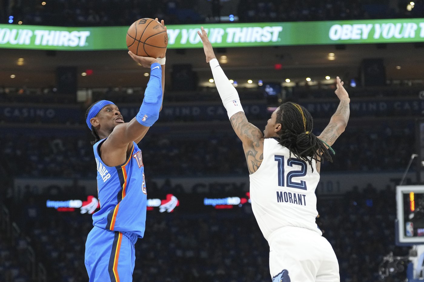 Gilgeous-Alexander scores 27 as the Thunder roll past Grizzlies 118-99 to take 2-0 series lead | iNFOnews.ca Gilgeous-Alexander scores 27 as the Thunder roll past Grizzlies 118-99 to take 2-0 series lead | iNFOnews.ca