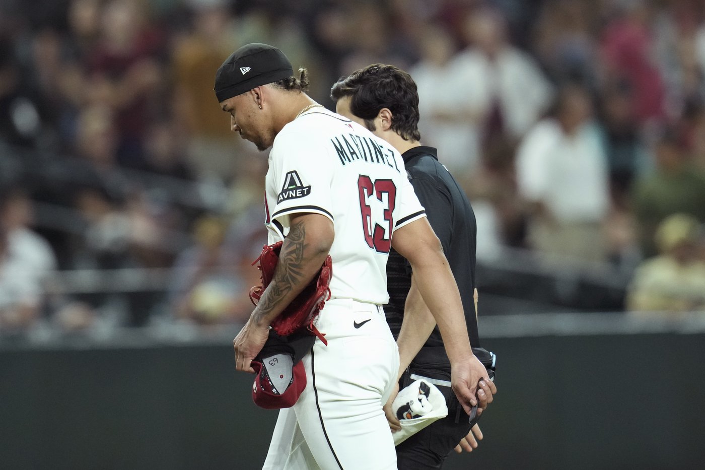 Diamondbacks place reliever Martinez on injured list with sprained pitching elbow | iNFOnews.ca