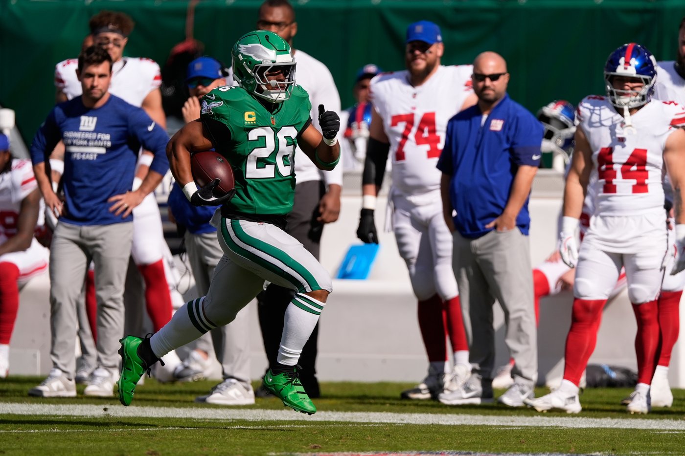 Eagles soar back to top of NFC with Jalen Hurts and Saquon Barkley leading the charge | iNFOnews.ca Eagles soar back to top of NFC with Jalen Hurts and Saquon Barkley leading the charge | iNFOnews.ca