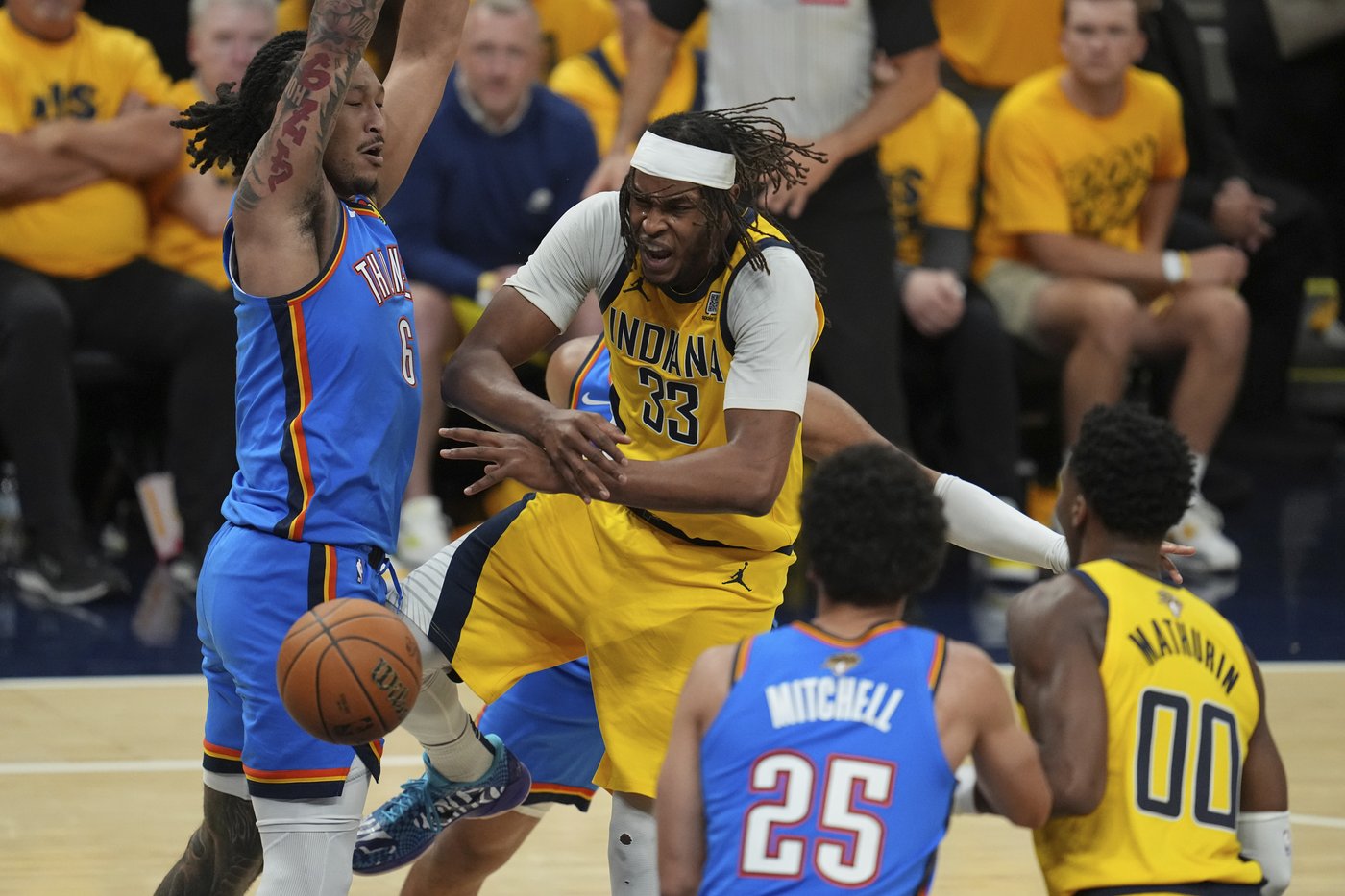 Thunder on the wrong end of 36-9 run, head home for Game 7 showdown against resilient Pacers | iNFOnews.ca