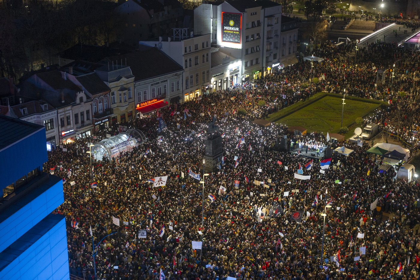 Serbian students declare 'we deserve better' as latest anti-graft rally adds pressure on government | iNFOnews.ca