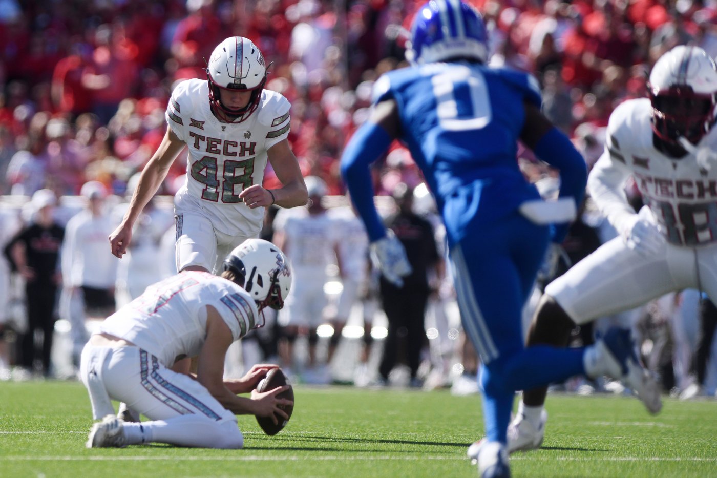 Harrington's 5 field goals, Rodriguez's takeaways lead No. 9 Texas Tech past No. 8 BYU 29-7 | iNFOnews.ca