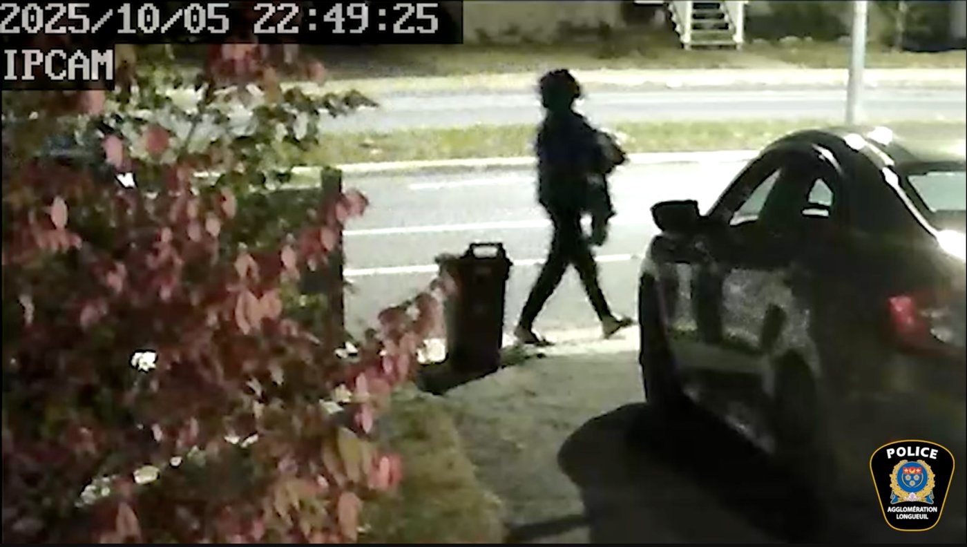 Abandoned baby: Montreal-area police release video of person with bundle in arms | iNFOnews.ca