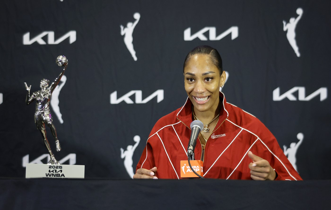 Bam Adebayo shares emotions that came with presenting A'ja Wilson with her fourth WNBA MVP trophy | iNFOnews.ca