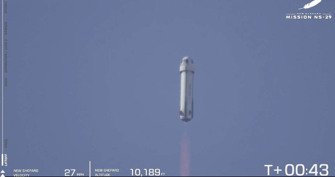 Jeff Bezos' Blue Origin mimics the moon's gravity for NASA experiments during spaceflight | iNFOnews.ca