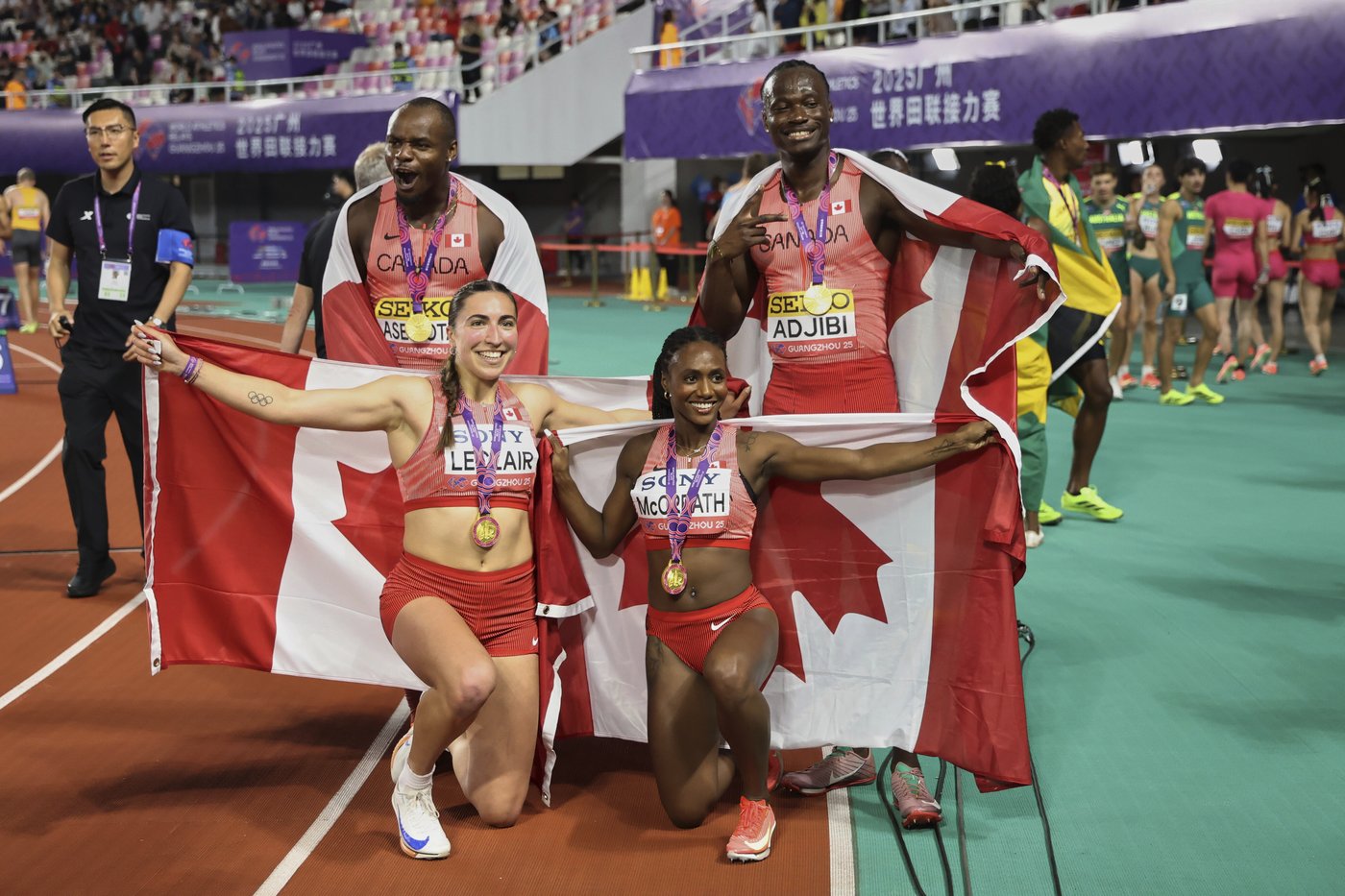 Canada wins first World Relays mixed 4x100-meter title from Jamaica and Britain | iNFOnews.ca