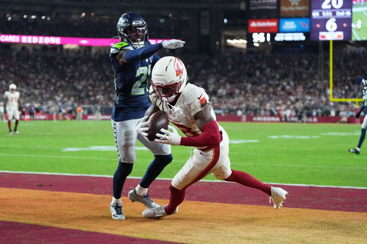 Cardinals' Marvin Harrison Jr. shows mercurial side with TD, bobbled pass against Seahawks | iNFOnews.ca