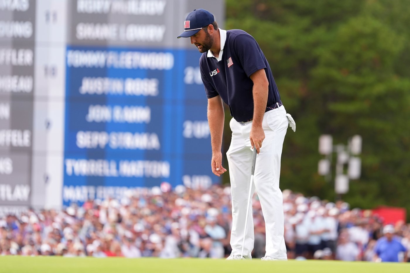 Scheffler loses twice more to become the first US player to be 0-4 through 4 sessions at a Ryder Cup | iNFOnews.ca Scheffler loses twice more to become the first US player to be 0-4 through 4 sessions at a Ryder Cup | iNFOnews.ca
