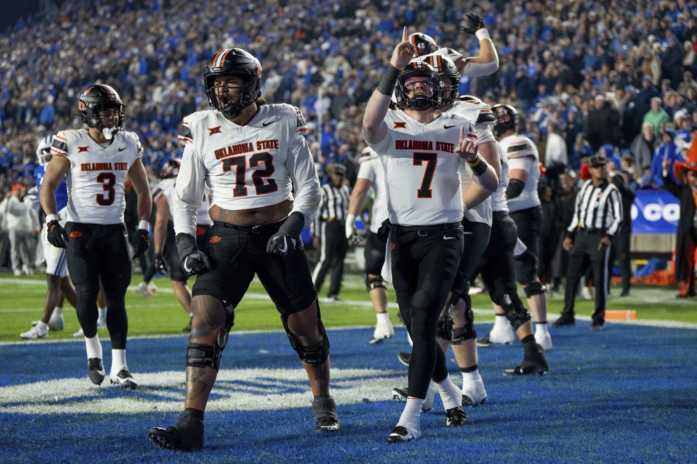 No. 13 BYU outlasts Oklahoma State to remain undefeated, winning 38-35 on TD with 10 seconds left | iNFOnews.ca No. 13 BYU outlasts Oklahoma State to remain undefeated, winning 38-35 on TD with 10 seconds left | iNFOnews.ca