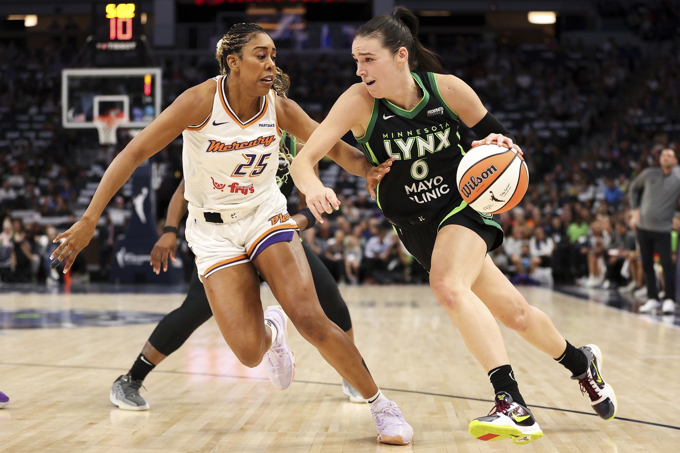 Napheesa Collier scores 38 as Lynx fend off Mercury 102-95 in playoff opener | iNFOnews.ca