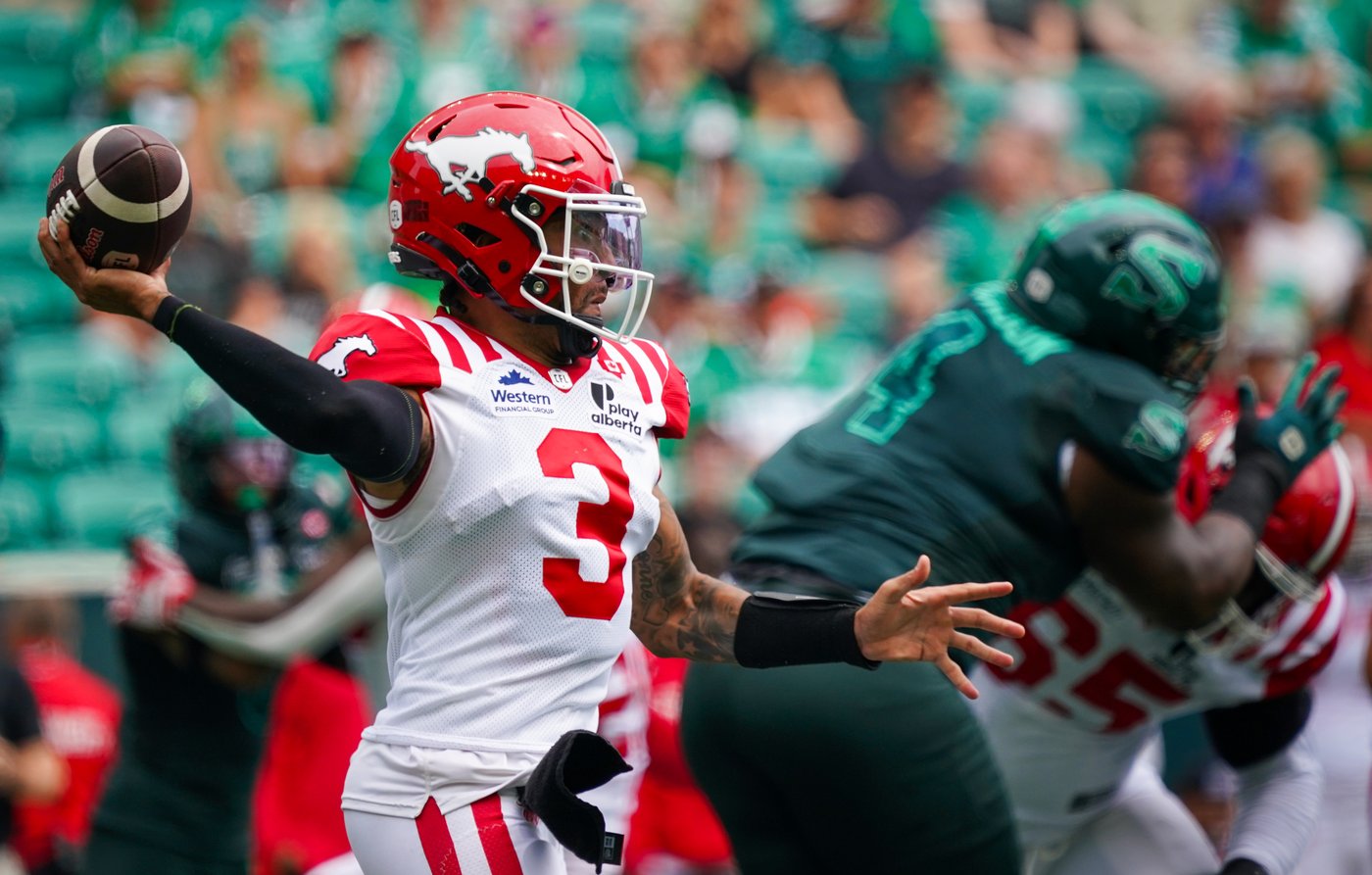 Stampeders smoke Roughriders 24-10 in West Division power struggle | iNFOnews.ca Stampeders smoke Roughriders 24-10 in West Division power struggle | iNFOnews.ca