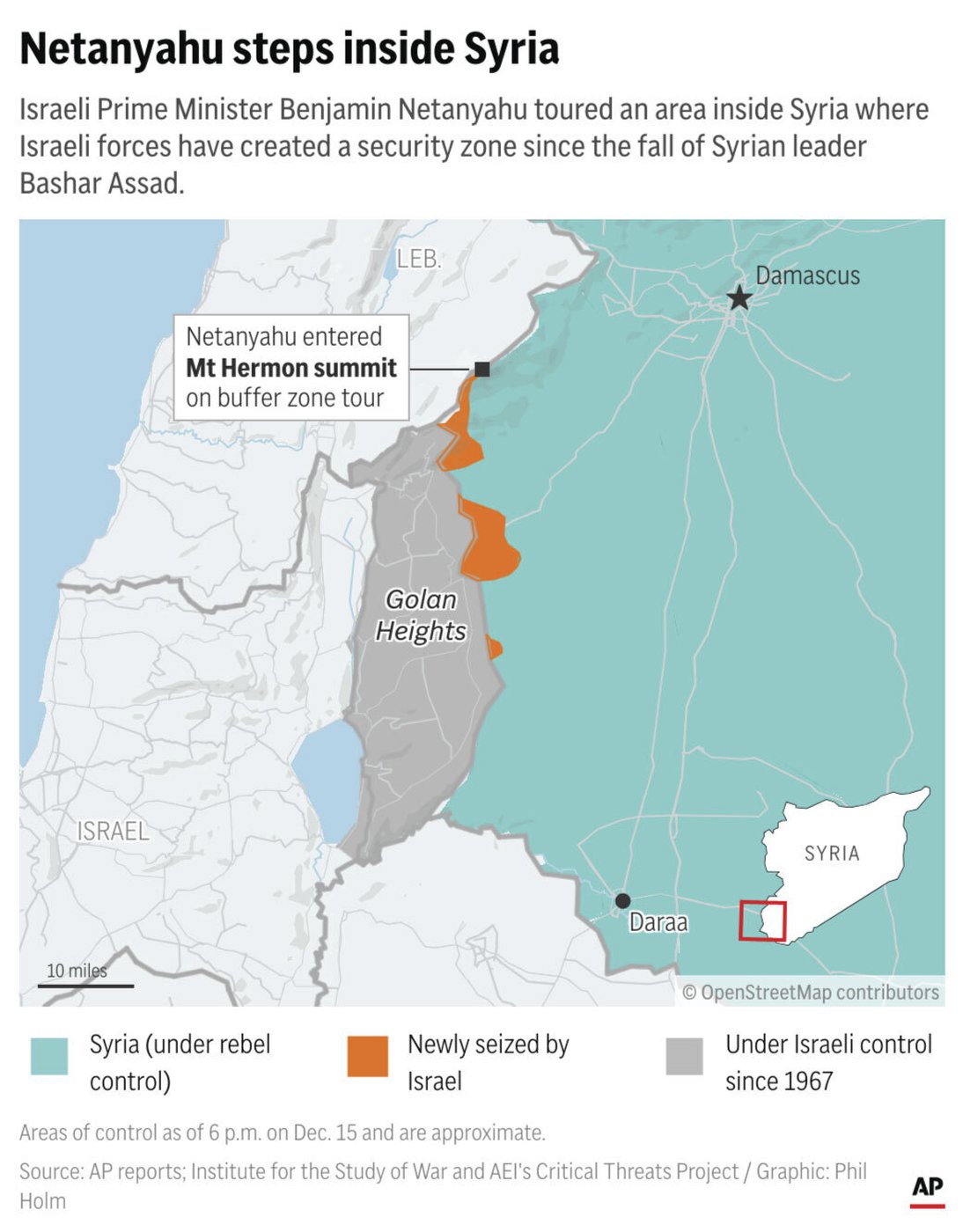 Middle East latest: Israel plans an extended occupation of Syrian buffer zone | iNFOnews.ca