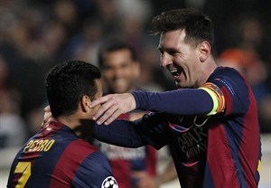 Messi scores hat trick, shatters Champions League scoring record with 74 goals | iNFOnews.ca CP30859406