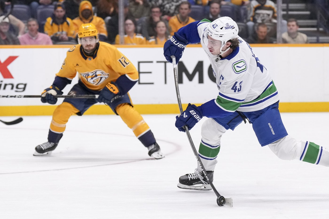 Canucks star defenseman Quinn Hughes sits out against Red Wings because of undisclosed injury | iNFOnews.ca