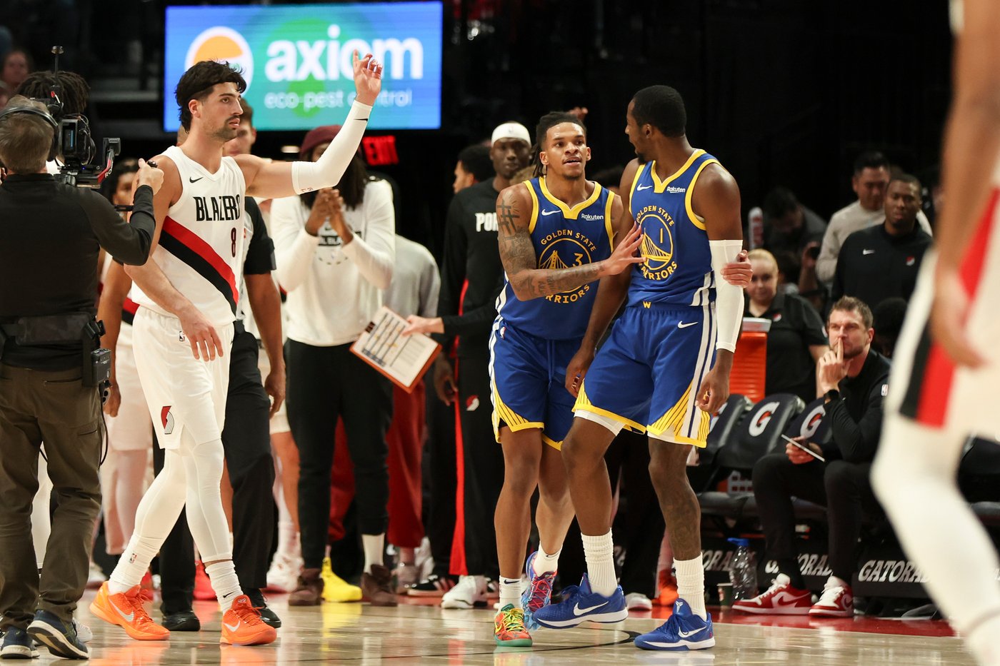 Golden State's Jonathan Kuminga fined $35,000 for making contact with official | iNFOnews.ca