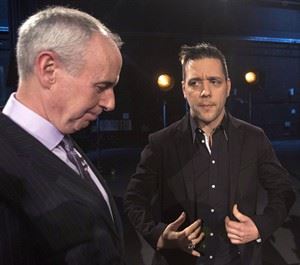 George Stroumboulopoulos debuts as host of Sportsnet's Hockey Night in Canada | iNFOnews.ca CP30251276