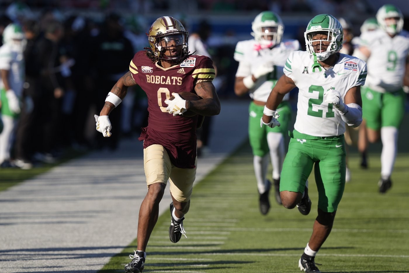 Lincoln Pare rushes for a 73-yard TD late and Texas State beats North Texas in First Responder Bowl | iNFOnews.ca Lincoln Pare rushes for a 73-yard TD late and Texas State beats North Texas in First Responder Bowl | iNFOnews.ca