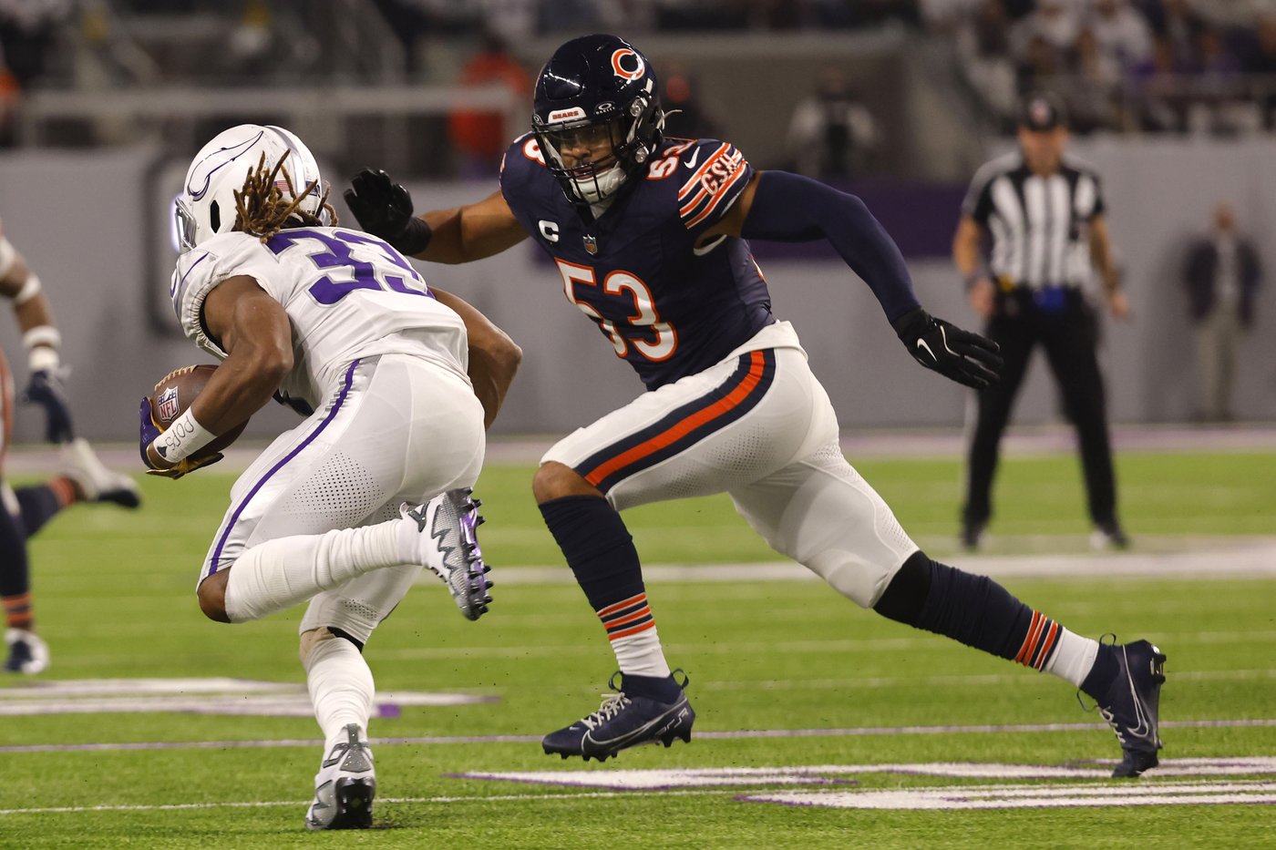 Vikings win 7th straight to forge tie for NFC North lead with 30-12 blowout of reeling Bears | iNFOnews.ca