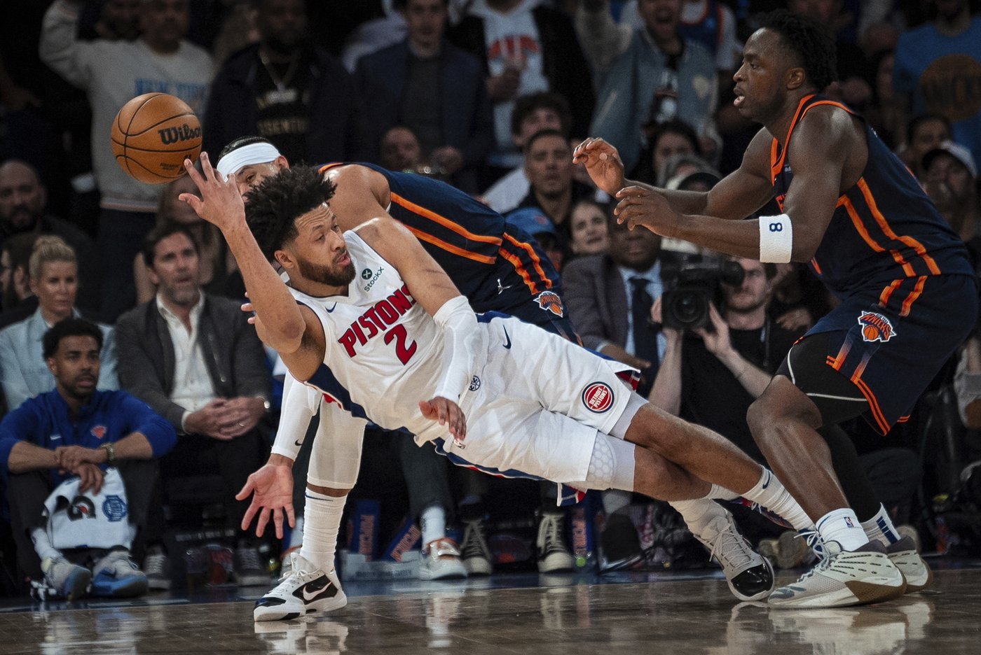 Pistons beat Knicks to snap record 15-game playoff skid | iNFOnews.ca