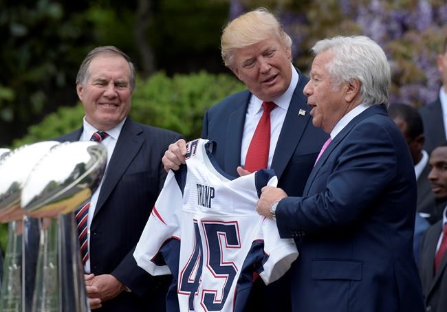Political football: Patriots gave Trump a Super Bowl ring | iNFOnews.ca
