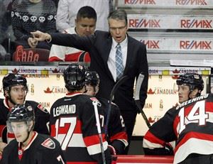 Senators head coach Cameron preaching simple approach heading into road trip | iNFOnews.ca CP31359051