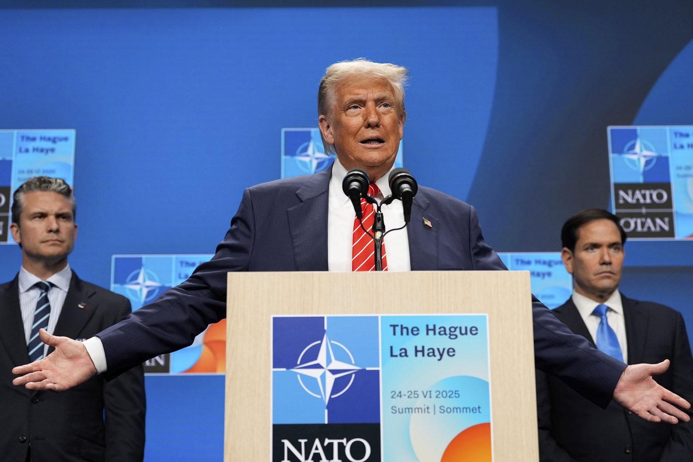 Trump says US would protect NATO allies, recognizing that ‘they love their countries’ | iNFOnews.ca Trump says US would protect NATO allies, recognizing that ‘they love their countries’ | iNFOnews.ca