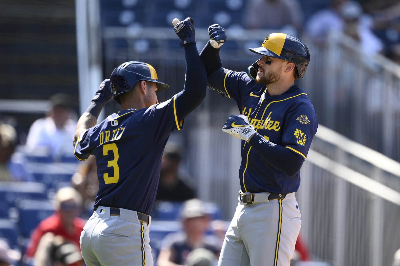 Turang homers twice as the Brewers pound the Nationals 14-3 for a sweep of their season series | iNFOnews.ca