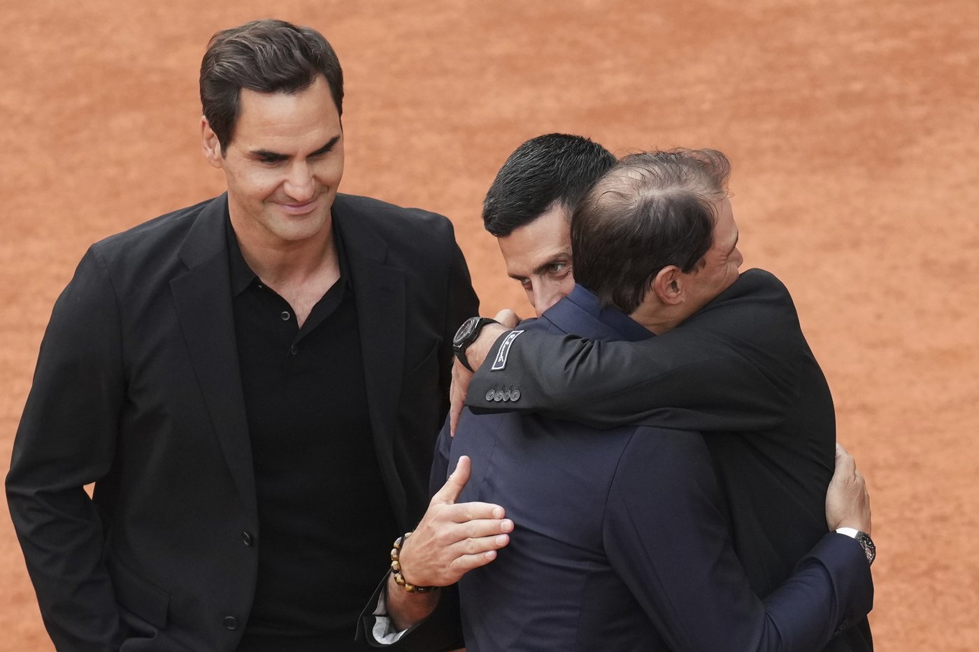 French Open: Roger Federer, Novak Djokovic and Andy Murray join the ceremony for Rafael Nadal | iNFOnews.ca French Open: Roger Federer, Novak Djokovic and Andy Murray join the ceremony for Rafael Nadal | iNFOnews.ca