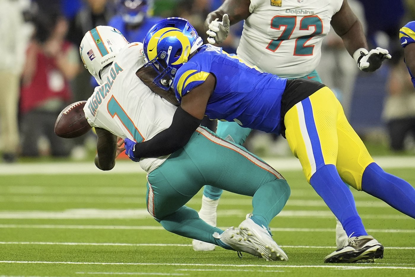 Rams' talented defensive line faces extra challenge in running ability of Eagles QB Jalen Hurts | iNFOnews.ca Rams' talented defensive line faces extra challenge in running ability of Eagles QB Jalen Hurts | iNFOnews.ca