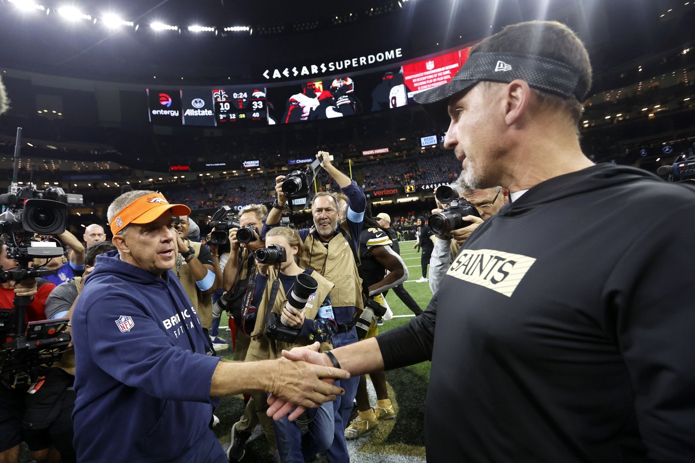 Sean Payton triumphs in return to New Orleans as the Broncos dominate the Saints, 33-10 | iNFOnews.ca Sean Payton triumphs in return to New Orleans as the Broncos dominate the Saints, 33-10 | iNFOnews.ca