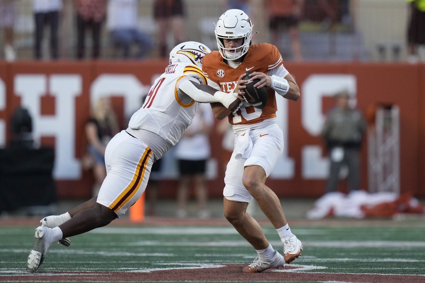 Texas QB Ewers back in practice but still questionable for No. 1 Longhorns' SEC opener | iNFOnews.ca