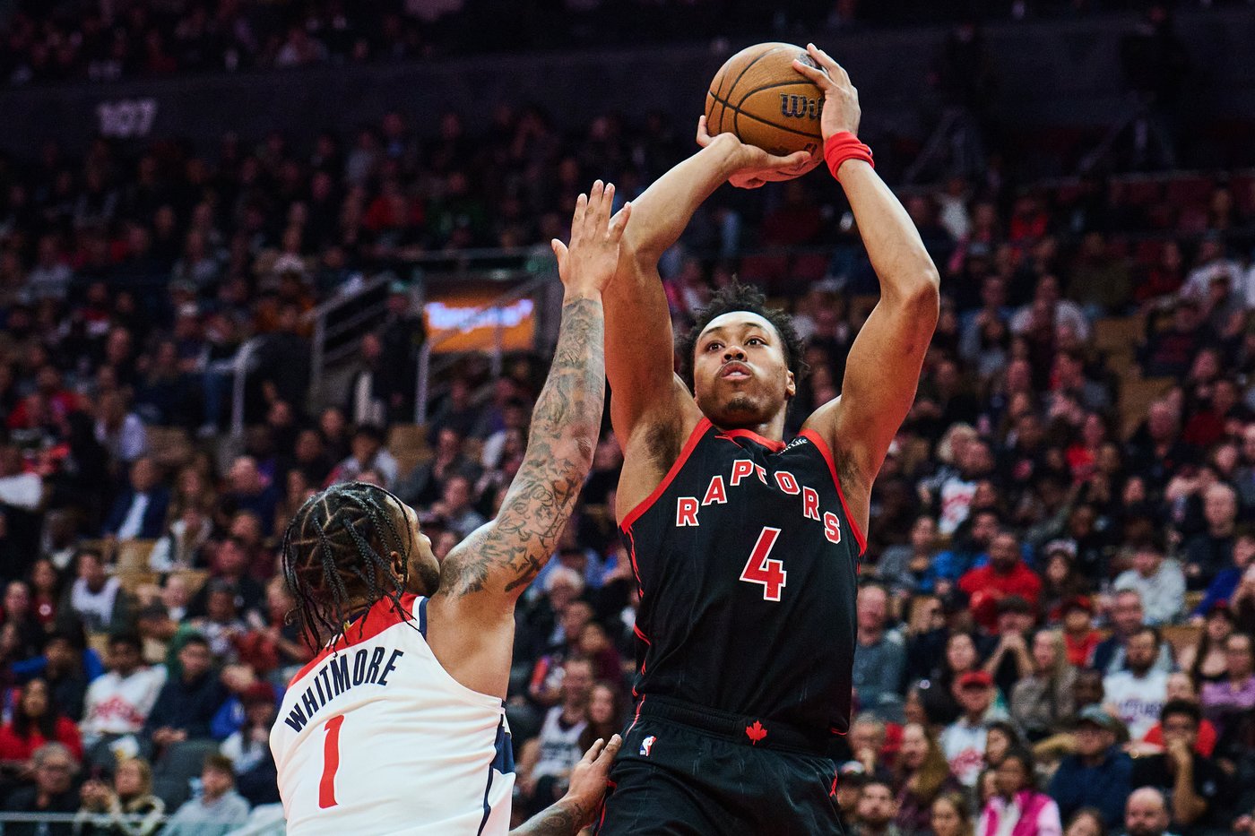 Raptors advance to knockout round of NBA Cup with dominant 140-110 win over Wizards | iNFOnews.ca Raptors advance to knockout round of NBA Cup with dominant 140-110 win over Wizards | iNFOnews.ca