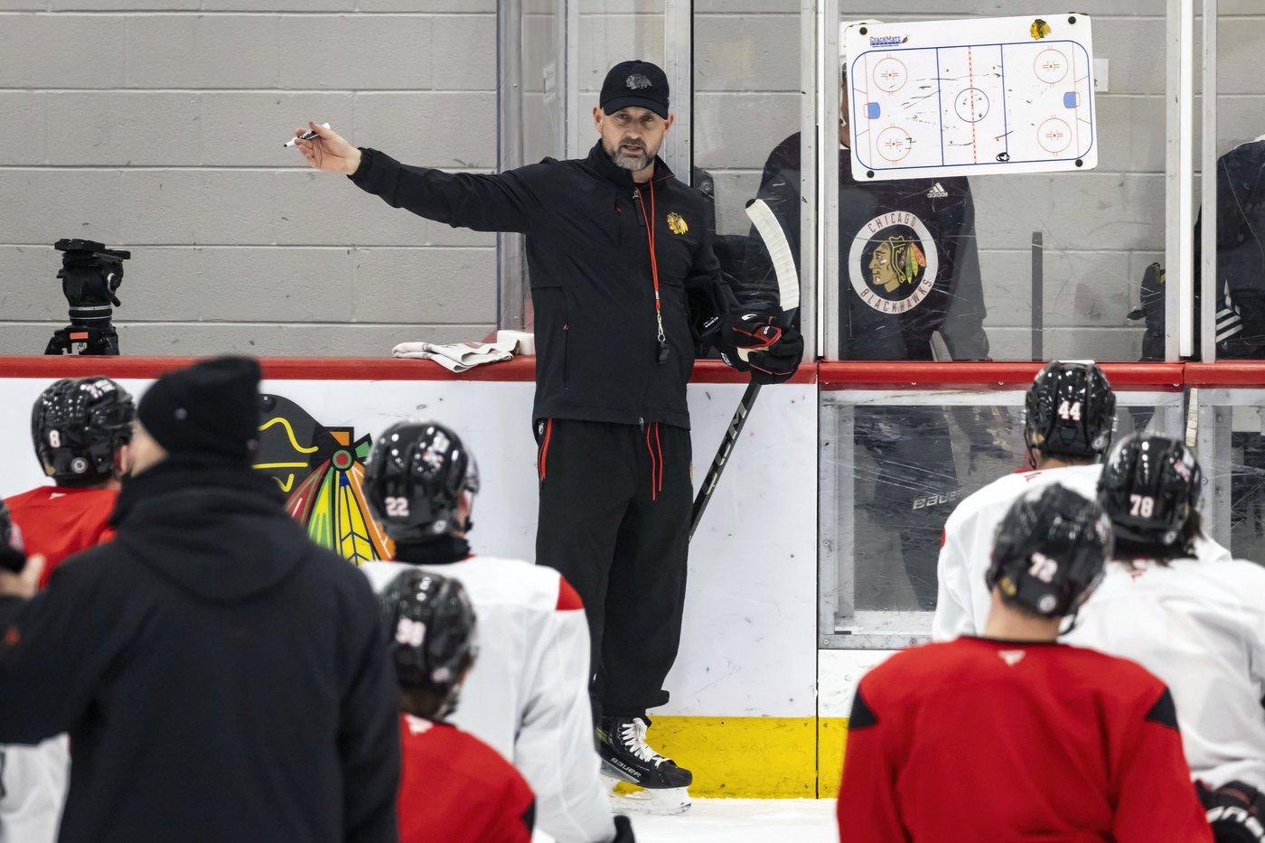 Blackhawks GM Kyle Davidson looks for improvement from team after firing coach | iNFOnews.ca Blackhawks GM Kyle Davidson looks for improvement from team after firing coach | iNFOnews.ca