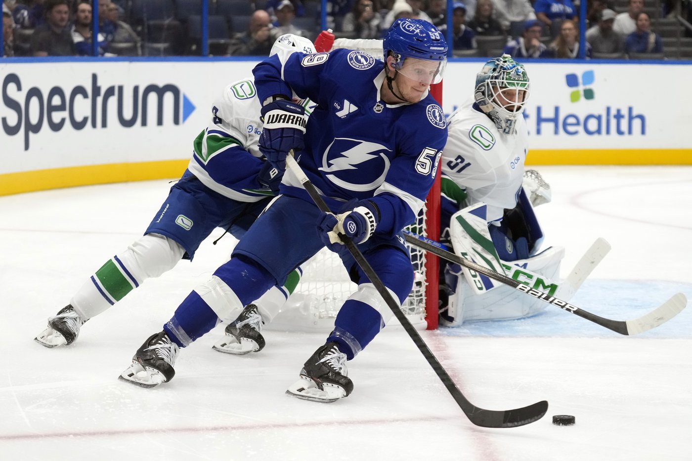 Kucherov gets 4th goal of the season, Lightning beat Canucks 4-1 in Milton-delayed home opener | iNFOnews.ca Kucherov gets 4th goal of the season, Lightning beat Canucks 4-1 in Milton-delayed home opener | iNFOnews.ca