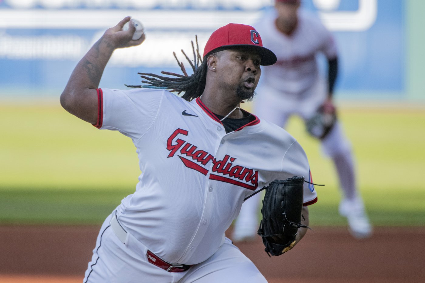 Luis Ortiz strikes out career-high 10 in home debut, Guardians beat Royals 6-3 for 5th straight win | iNFOnews.ca